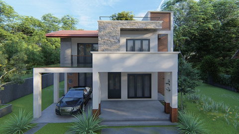 Architectural exterior design 9